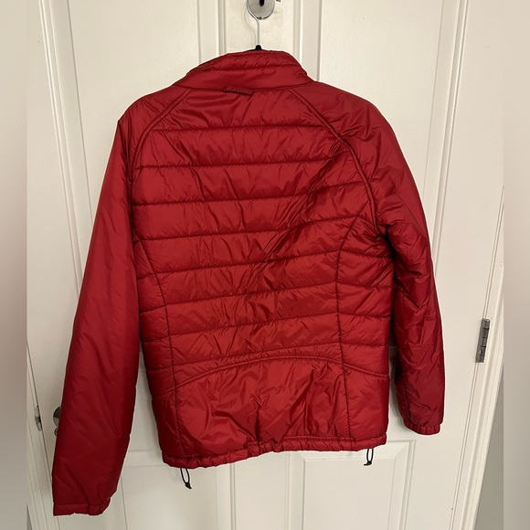 LL Bean Red Puffer Jacket in Medium - Picture 2 of 3